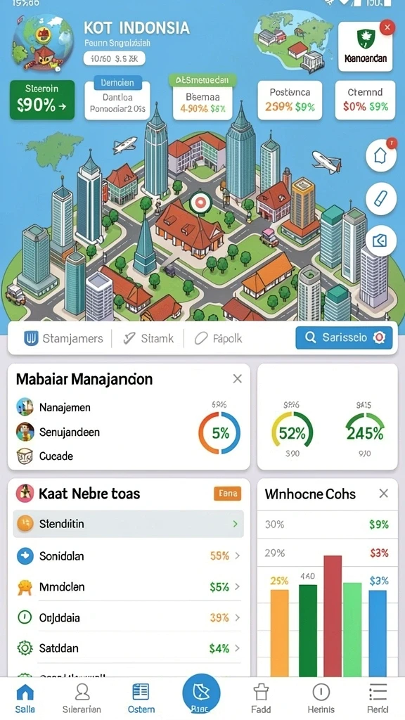 pp444 - Berbagai karakter unik yang bisa dipilih.